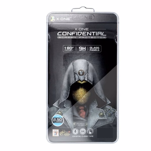 X-ONE pilno dengimo itin tvirtas privatumo (pilnai klijuotas) apsauginis stiklas 9H – skirtas iPhone 17 Air