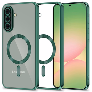 Tech-Protect MagFlex MagSafe dėklas telefonui Samsung Galaxy A56 5G (m) - skaidrus žalias (m)