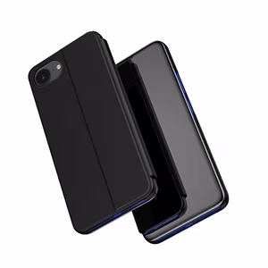 Чехол Clear View для iPhone 16e / 17e с откидной крышкой - чёрный