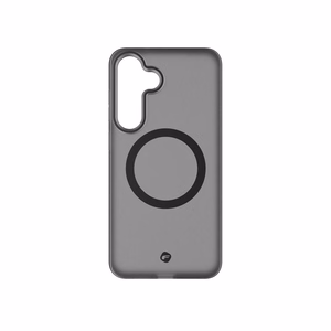 FORCELL F-PROTECT Lygiai su dviejų sluoksnių 4D technologija, militarinio kritimo testo suderinamas su MagSafe SAMSUNG S25 PLUS - dūminis juodas