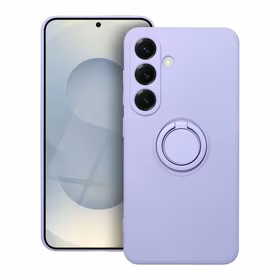SILIKONINIS ŽIEDAS dėklas telefonui SAMSUNG S25 violetinis