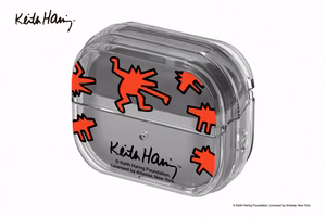 FPR630SBARW Samsung Buds3 Keith Haring Slickback skaidrus dėklas