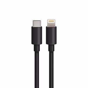 "Maxlife MXCC-04 PD QC automobilinis įkroviklis 1x USB-C 1x USB 20W juodas + USB-C - Lightning kabelis 27W