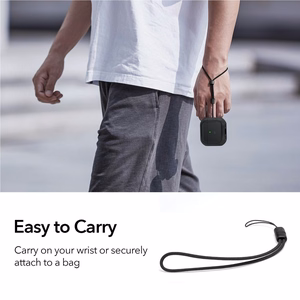 AirPods 4 Orbit hibridinis dėklas (juodas)