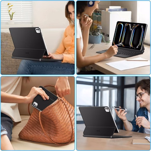 Tech-Protect SmartCase Magnetic deklas iPad Pro 11 5/6 2024-2025 - Juodas