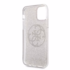Guess GUHCN58PCUGLPI iPhone 11 Pro rožinis/rožinis hard case 4G Circle Glitter