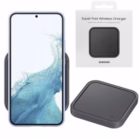 Bevielis įkroviklis Samsung EP-P2400TBEGEU juodas 15W (su įkrovikliu ir laidu komplekte) / 100% Genuine /