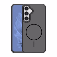 Frame Thin Mag dėklas for Samsung Galaxy S25 FE juodas