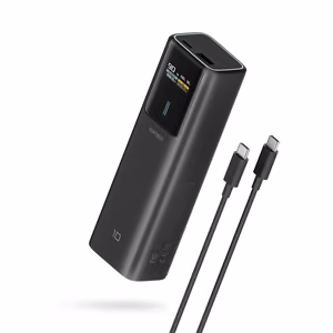 Cuktech CKPB100PGLBL 150W 10000mAh USB-C USB-A - juoda