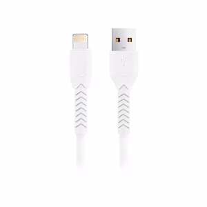 "Maxlife MXUC-04" USB - "Lightning" kabelis 1,0 m 3A, baltas