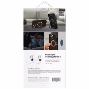 Uniq Keva Air Magclick įkrovimo GripFit dėklas telefonui iPhone 16 Pro Max - ruda