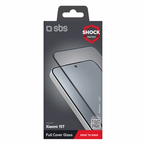 SBS pilnas dangtelis su grūdintu stiklu, skirtas "Xiaomi 15T