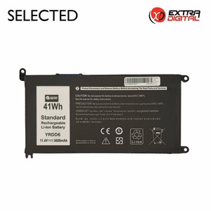 Nešiojamojo kompiuterio baterija DELL YRDD6, 3600mAh, Extra Digital Selected