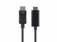 Lanberg CA-DPHD-11CC-0030-BK kabelių lizdinio / kištukinio jungčių tipo keitiklis DisplayPort HDMI Juoda