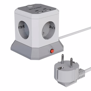 BlitzWolf BW-EC1 4xAC 2xUSB-A 2xUSB-C Extender