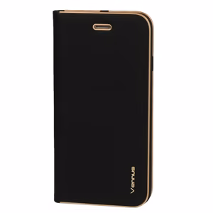 Vennus knygos tipo dėklas su rėmeliu Iphone 14 Plus juodas
