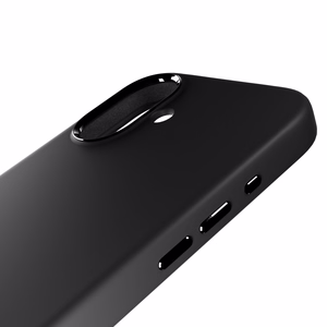 Puro Icon Mag Pro Magnetinis Silikoninis dėklas telefonui iPhone 16 - Juoda