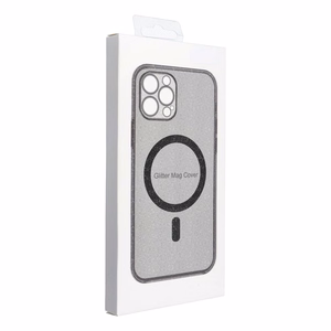 Magnetinis juodas dėklas telefonui CLEAR MAG COVER suderinamas su MagSafe, skirtas SAMSUNG S26 Ultra