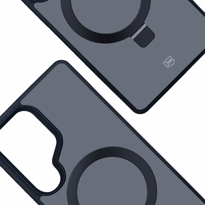 Чехол 3mk Smoke Mag&Stand для Samsung Galaxy S25 Ultra - чёрный