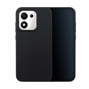Silikoninis dėklas, skirtas Oppo Reno 16 Pro 5G (Global), juodas