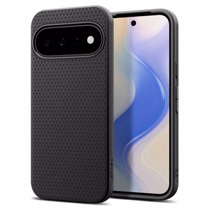 Spigen Liquid Air dėklas, skirtas Google Pixel 11 – spalva: matinė juoda