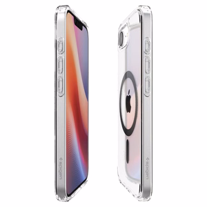 Чехол Spigen Ultra Hybrid MagSafe для iPhone 16e / 17e Carbon Fiber - прозрачный