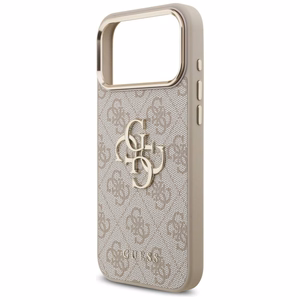 GUESS GUE005593 (PU W/ Big 4G Classic Logo) dėklas, skirtas iPhone 18 Pro Max / 17 Pro Max, spalva – rausvojo aukso