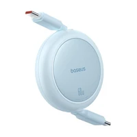 USB-C į USB-C 60W USB kabelis Baseus Free2Pull Mini, 1m (mėlynas)