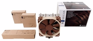 Noctua NH-U12S kompiuterio aušinimo komponentas procesoriaus aušintuvas 12 cm rudos spalvos, nerūdijantis plienas