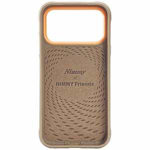 Smėlio spalvos NIMMY ŠAUNUS ŠUO SU AKINIAIS dėklas IPHONE 18 Pro/17 Pro
