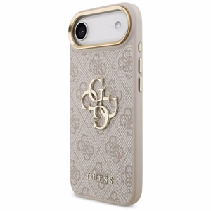 Guess 4G Charms Collection Magnetinis dėklas telefonui iPhone 17 Pro - rudas