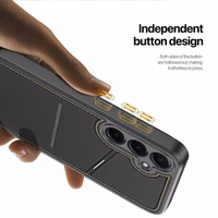 DUX DUCIS dėklas telefonui RAFI II MAG su stovu suderinamas su MagSafe SAMSUNG A35 juodas