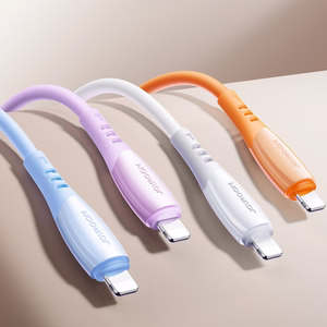 Joyroom S-A59 Vibrant Series 3A USB-A - Lightning laidas 1.2m - oranžinis