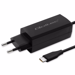 Qoltec 52420 90W GaN supergreitas įkroviklis | 5-20V | 3-4.5A | USB-C 3.1