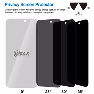 Vmax Apsauginis stiklas 0,33 mm 2,5D aukštos skaidrumo privatumo stiklas iPhone 7 / 8 / SE2020 / SE2022