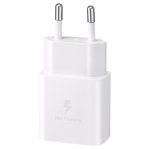 Įkroviklis Samsung EP-T1510XWEGEU 15W su Type-C 1 m laidu, baltas