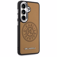 Karl Lagerfeld dėklas Perforated KL MagSafe Samsung Galaxy S26 rudas