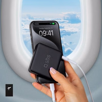 Išorinė baterija SBS NanoTube 5000 mAh Aukšto tankio - juoda