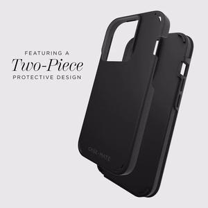 Case-Mate Tough Duo dėklas, skirtas iPhone 15 Pro Max, juodas
