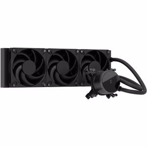Fractal Design skystasis aušinimas Radius 360, juodas, Intel, AMD