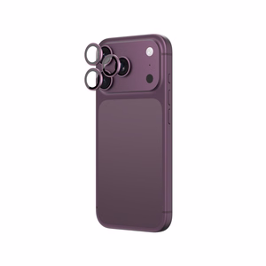 AmazingThing Titan Vision Lens safyro stiklo kameros objektyvų apsauga, skirta iPhone 18 Pro / 18 Pro Max – spalva: violetinė