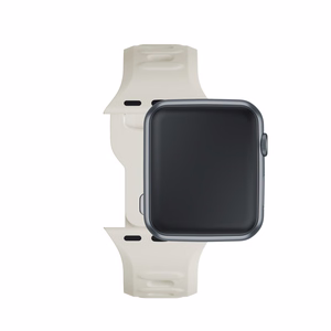 42/44/45/46/49 mm Nude (big) - 3mk Silicone Watch Strap for Apple