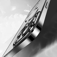 Vmax Electroplating Mag TPU dėklas telefonui Samsung Galaxy S25 juodas