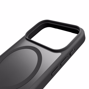 Puro Gradient TPU dėklas suderinamas su MagSafe iPhone 17 Pro - pilkas