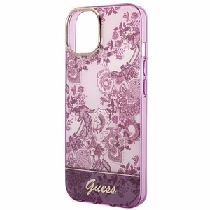Guess GUHCP14MHGPLHF iPhone 14 Plus 6.7 "fuksija/fuksija kietas dėklas Porcelain Collection