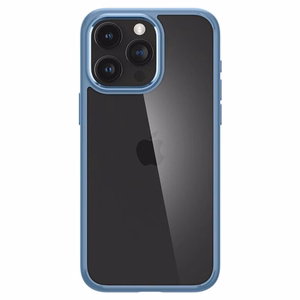 Spigen Crystal Hybrid чехол для iPhone 15 Pro Max - прозрачный синий