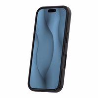 Silikoninis Thin Mag dėklas for iPhone 17 Pro Max 6,9" juodas