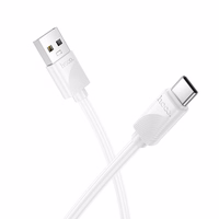 Kabelis USB-A į USB-C Hoco 3A 1 m X114 baltas