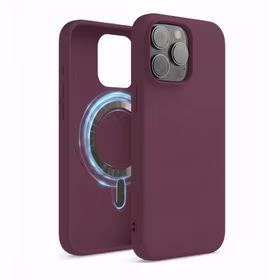 Dėklas "TM MagSafe Silicone" iPhone 12 (iPhone 12 Pro) / Violetinis /
