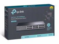 TP-Link TL-SF1024D tinklo komutatorius Ne-valdomas Fast Ethernet (10/100) Pilka
